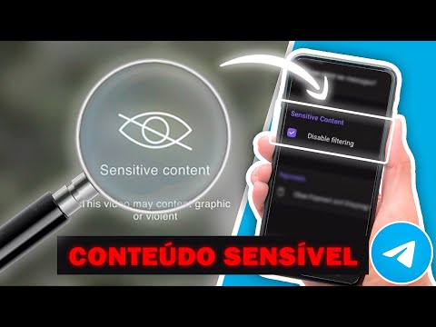 Como desativar conteúdo sensível no Telegram?