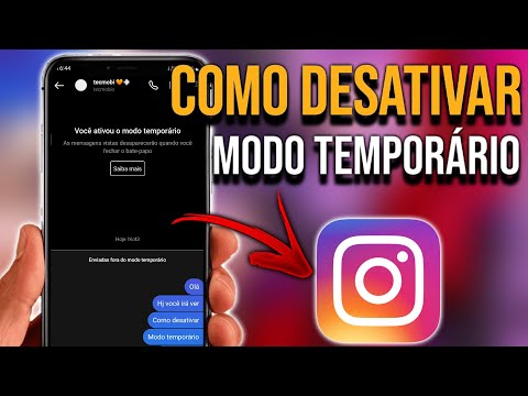 Como desativar o modo temporário no Instagram?