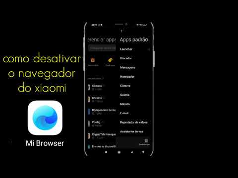 Como desativar o navegador Mi?