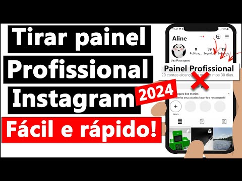 Como desativar o painel profissional do Instagram?