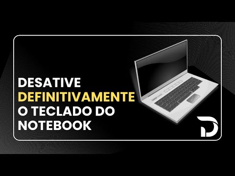 Como desativar o teclado do notebook e usar apenas o USB?