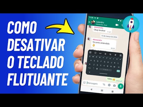 Como desativar o teclado flutuante no seu dispositivo?