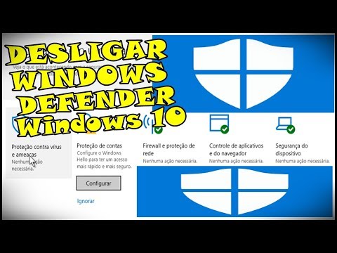 Como desativar o Windows Defender?