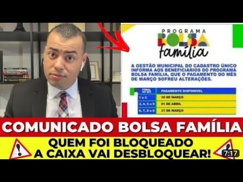 Como desbloquear o Bolsa Família unipessoal?