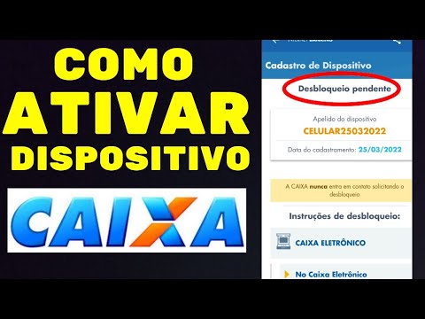 Como desbloquear o dispositivo da caixa pelo celular?