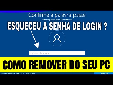 Como desbloquear o PC se eu esqueci a senha?