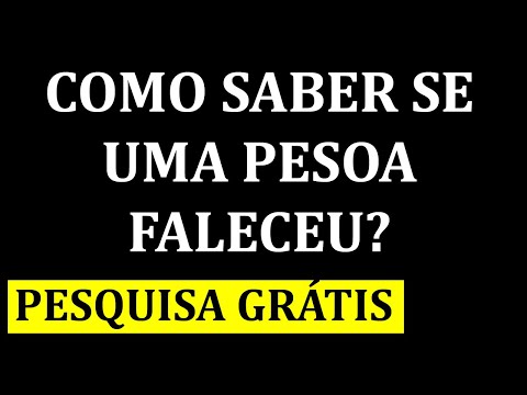 Como descobrir o CPF de uma pessoa falecida?