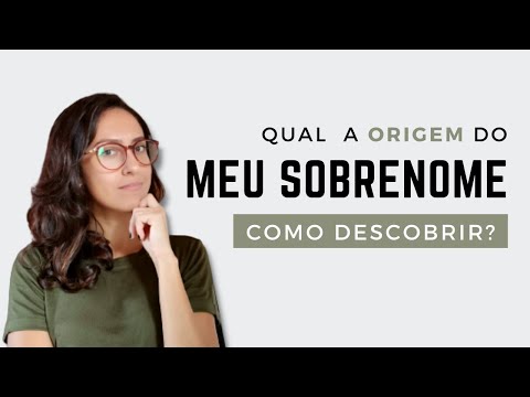 Como descobrir o sobrenome de uma pessoa?