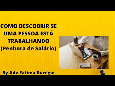 Como descobrir onde a pessoa trabalha?