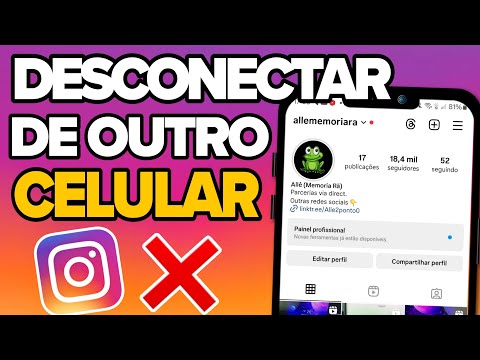 Como desconectar o Instagram de outro celular?