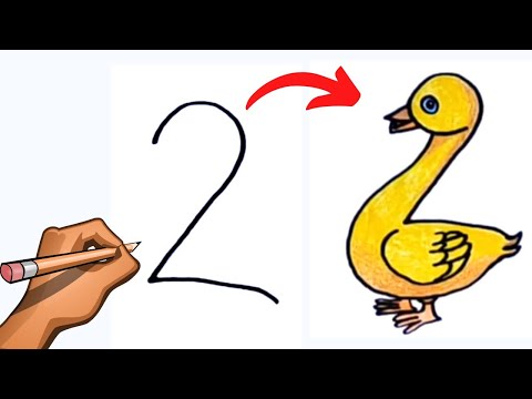 Como desenhar um pato de forma fácil?