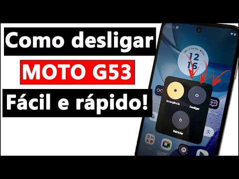 Como desligar o Moto G 53?