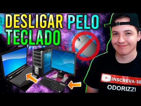 Como desligar o PC pelo teclado?