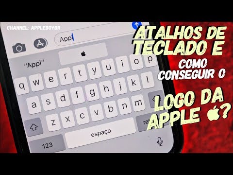 Como digitar a maçã da Apple?