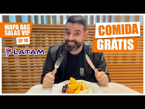 Como é a Sala VIP da LATAM em Guarulhos?