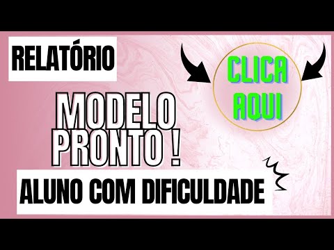 Como elaborar um relatório de aluno com dificuldade de concentração?