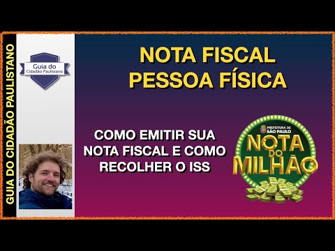 Como emitir nota fiscal como pessoa física?