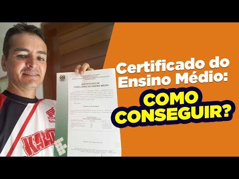 Como emitir online o certificado de conclusão do ensino médio?