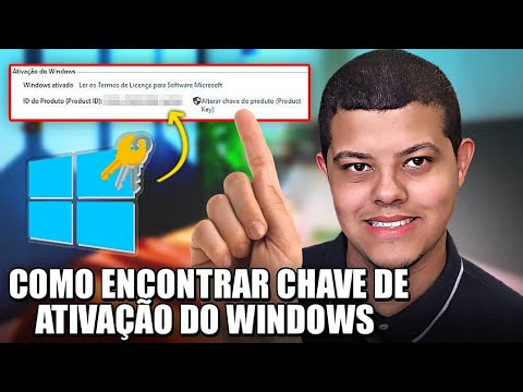 Como encontrar a chave de ativação do Windows 10?