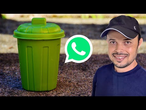 Como encontrar a lixeira do WhatsApp?