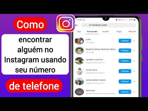 Como encontrar alguém no Instagram usando o número de celular?