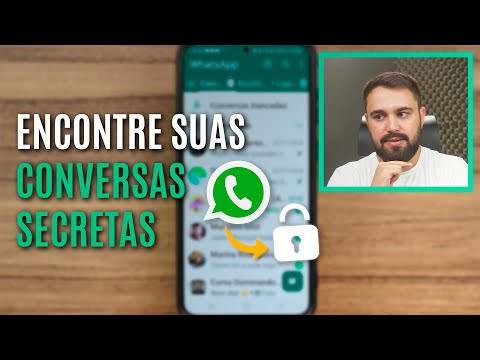 Como encontrar conversa trancada no WhatsApp?