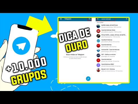 Como encontrar links de grupos secretos no Telegram?