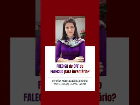 Como encontrar o CPF de uma pessoa falecida?