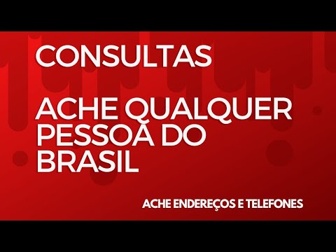 Como encontrar o endereço de uma pessoa pelo nome?