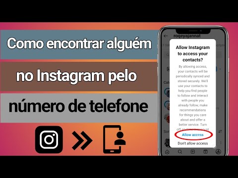 Como encontrar um Instagram pelo número de telefone?