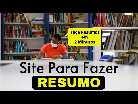 Como encontrar um site para resumir textos?