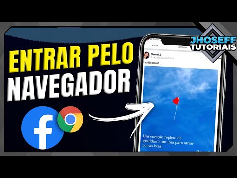 Como entrar no Facebook por um navegador incorporado?