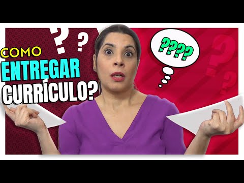 Como entregar currículo em envelope?