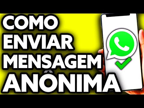 Como enviar mensagem anônima?