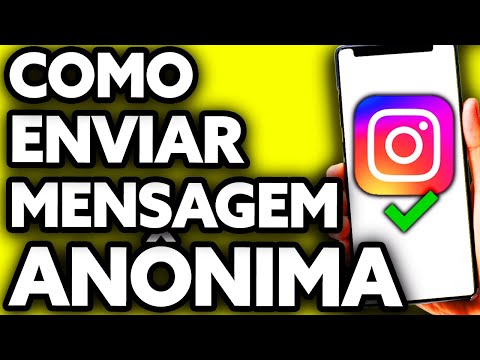 Como enviar mensagem anônima?