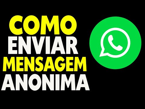 Como enviar mensagem anônima pelo WhatsApp?