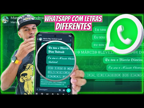 Como escrever com letras diferentes no WhatsApp?