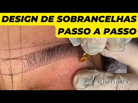 Como escrever design de sobrancelhas corretamente?