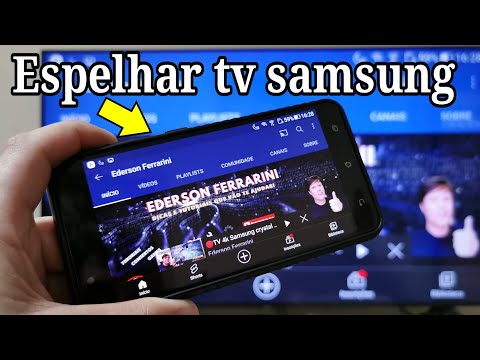 Como espelhar meu celular na TV Samsung?