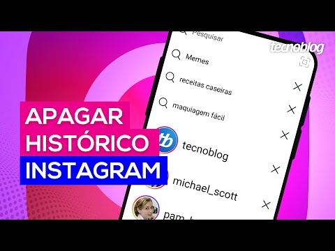 Como excluir pesquisa do Instagram?