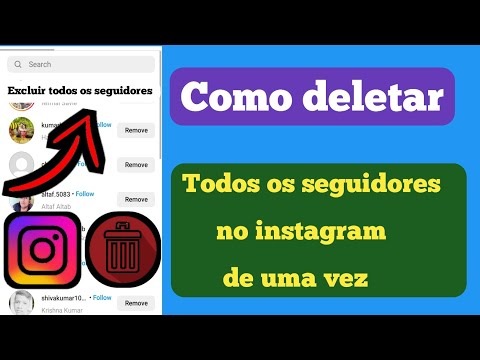 Como excluir todos os seguidores do Instagram?