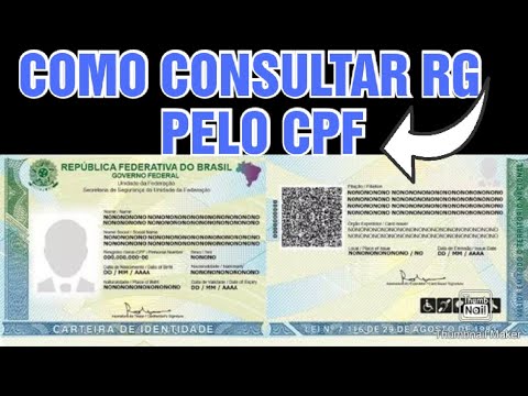 Como fazer a consulta do RG pelo nome?