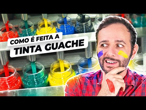 Como fazer a cor branca com tinta guache?