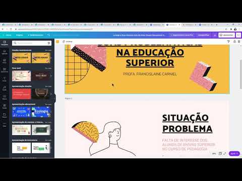 Como fazer aparecer uma coisa de cada vez no slide do Canva?