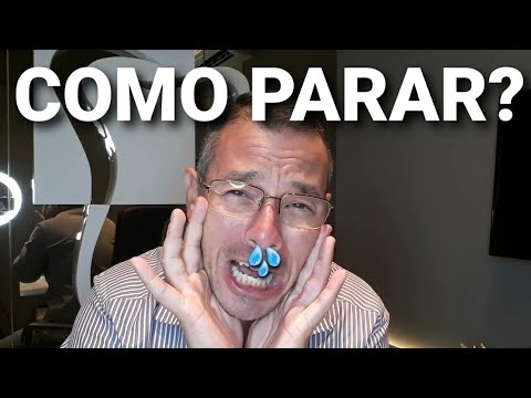 Como fazer o nariz parar de escorrer?