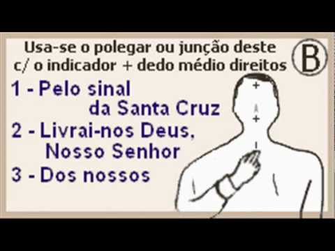 Como fazer o sinal da cruz corretamente?