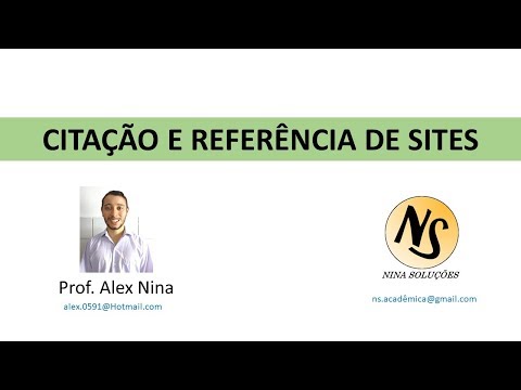 Como fazer referência de site segundo as normas ABNT?