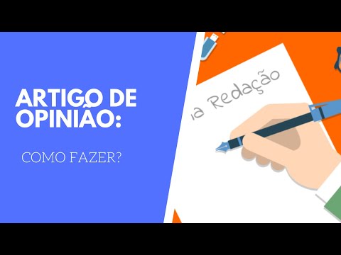 Como fazer um artigo de opinião?