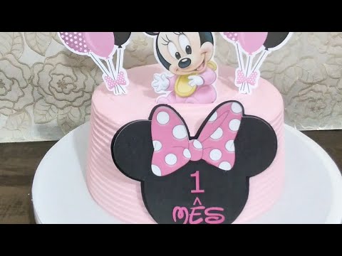 Como fazer um bolo da Minnie Rosa?