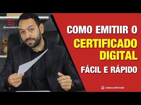 Como fazer um certificado digital?